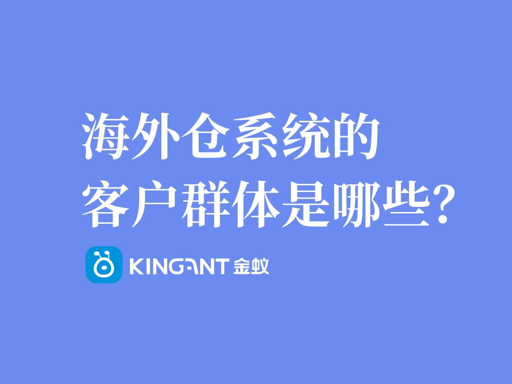 海外倉系統(tǒng)的客戶群體是哪些？